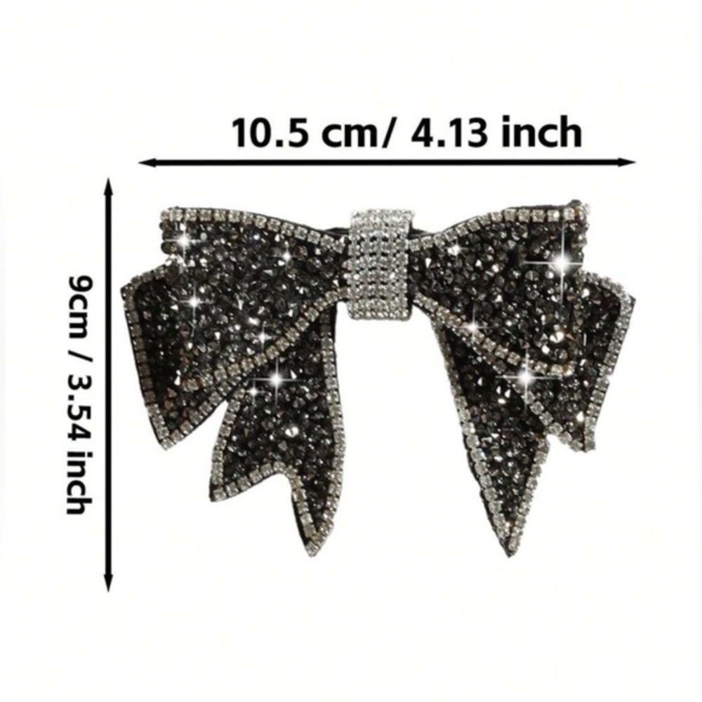 ✨NEW Regal Elegant Rhinestone Bow Tie - Picture 6 of 10